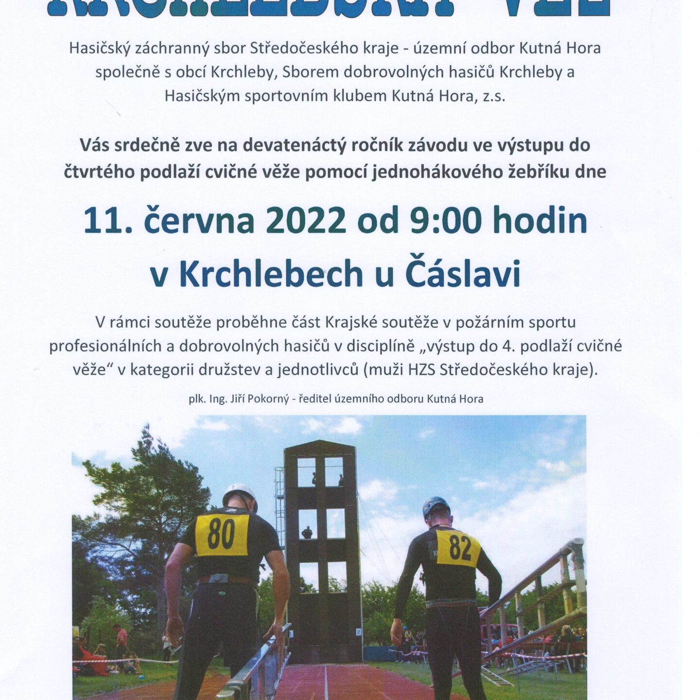 Pozvánka na Krchlebskou věž 2022