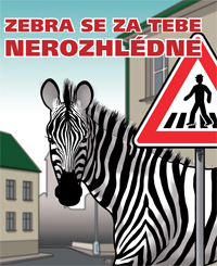 „Zebra“ dohlíží na školáky