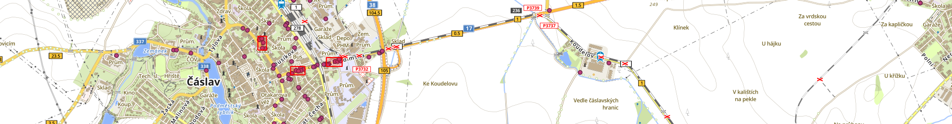 Mapy kriminality, dopravní nehodovosti a přestupků v dopravě za červenec 2019