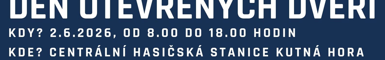 Den otevřených dveří na stanici HZS Kutná Hora